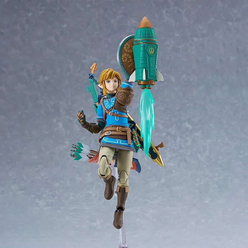 Figma 626 Link Figure Deluxe The Legend Of Zelda Tears Of The Kingdom Figures Breath Of The Wild Anime Figurine Collection Toy