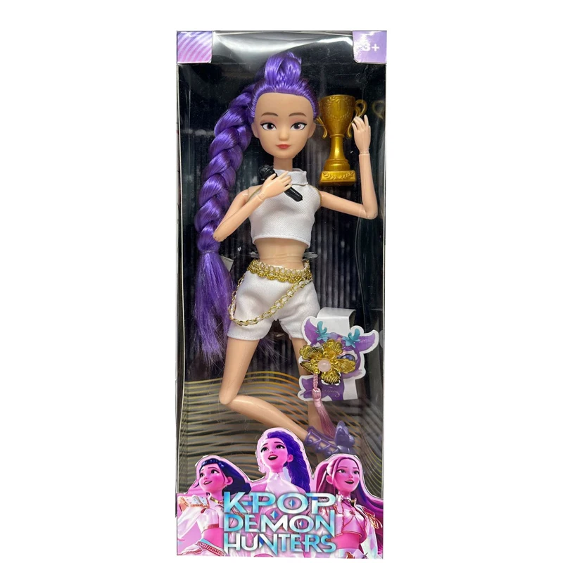 NEW Doll Toys Kpop Demon Hunters Action Figure Toy Rumi Mira Zoey Beautiful Princess Baby Girl Dolls Plastic DIY Toy for Girls - Image 9