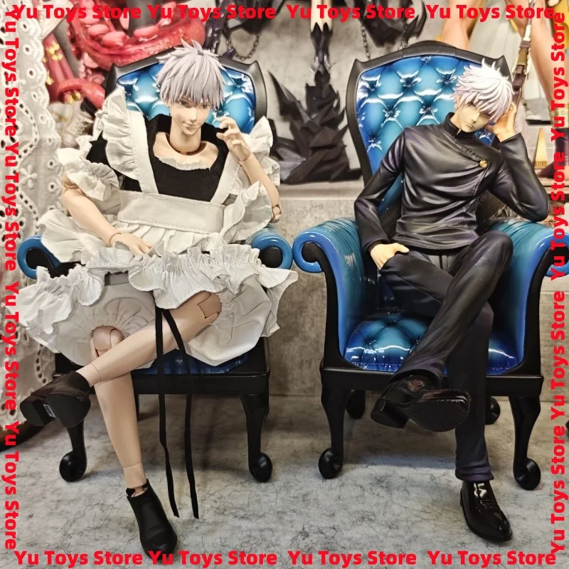 In Stock 24cm Jujutsu Kaisen Figure Lx Toji Fushiguro Sitting Position Sofa Satoru Gojo Geto Suguru Action Figures Model Decor