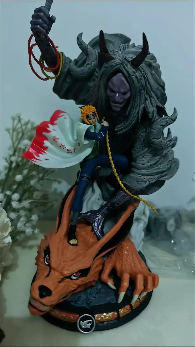 New 29cm Naruto Anime Yellow Flash Namikaze Minato Action Figures Pvc Gk Statue Model Desktop Decoration Collection Toy Gifts - Image 6