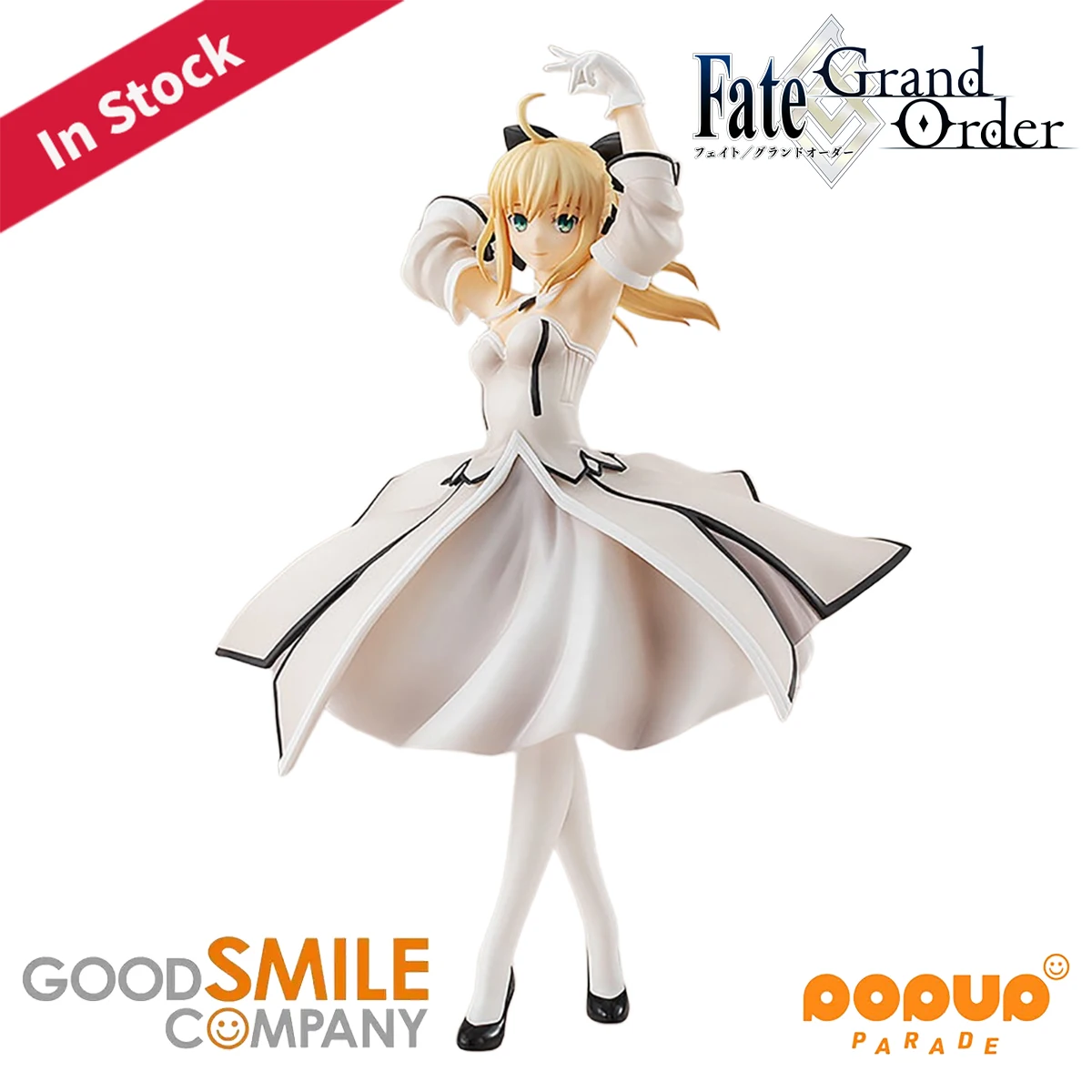 Original Genuine Good Smile Company Prepainted Pop Up Parade Fate/Grand Order Altria Pendragon Saber Lily Second Ascension Gift
