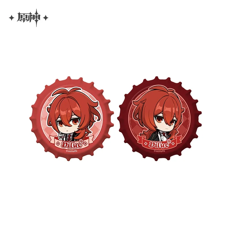 Sunsyea Genshin Impact Official Merch miHoYo Original CYHY Theme Series Diluc Badge Acrylic Stand - Image 10