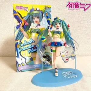 Sega Vocaloid Original Hatsune Miku Figure Spm Summer Water Gun 22cm Pvc Anime Figurine Model Toys Girls Cute Limited Gifts
