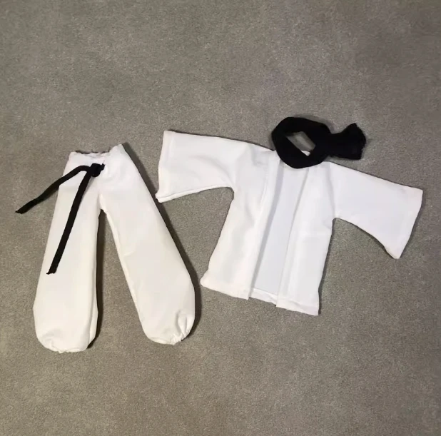 shf 1/12 Scale Jujutsu Kaisen Gojo Satoru Clothes Set White Coat Lantern Pants with Scarf for 6" Action Figure Body Model - Image 7