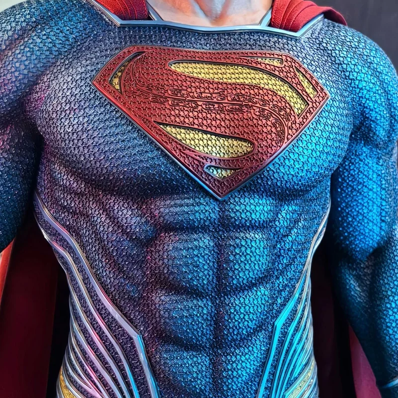 Super High Quality Dc Series Justice League Steel Man Superman Gk Statue Handmade Fashionable Model Ornament Birthday Gift Gift - Image 6