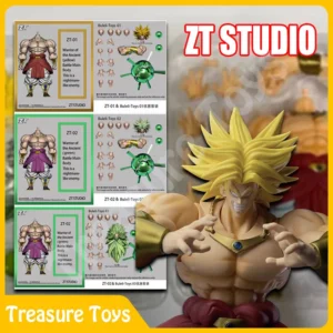 ZT Studio Broly Figure Dragon Ball Super Saiyan Broly 10 Inches Warrior Of The Ancient Anime Action Figure Model Toys Gifts