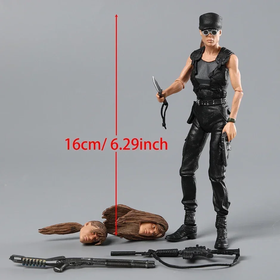 NECA Terminator 2 Sarah Connor Ultimate Action Figure Changeable Accessories PVC Model - Image 8