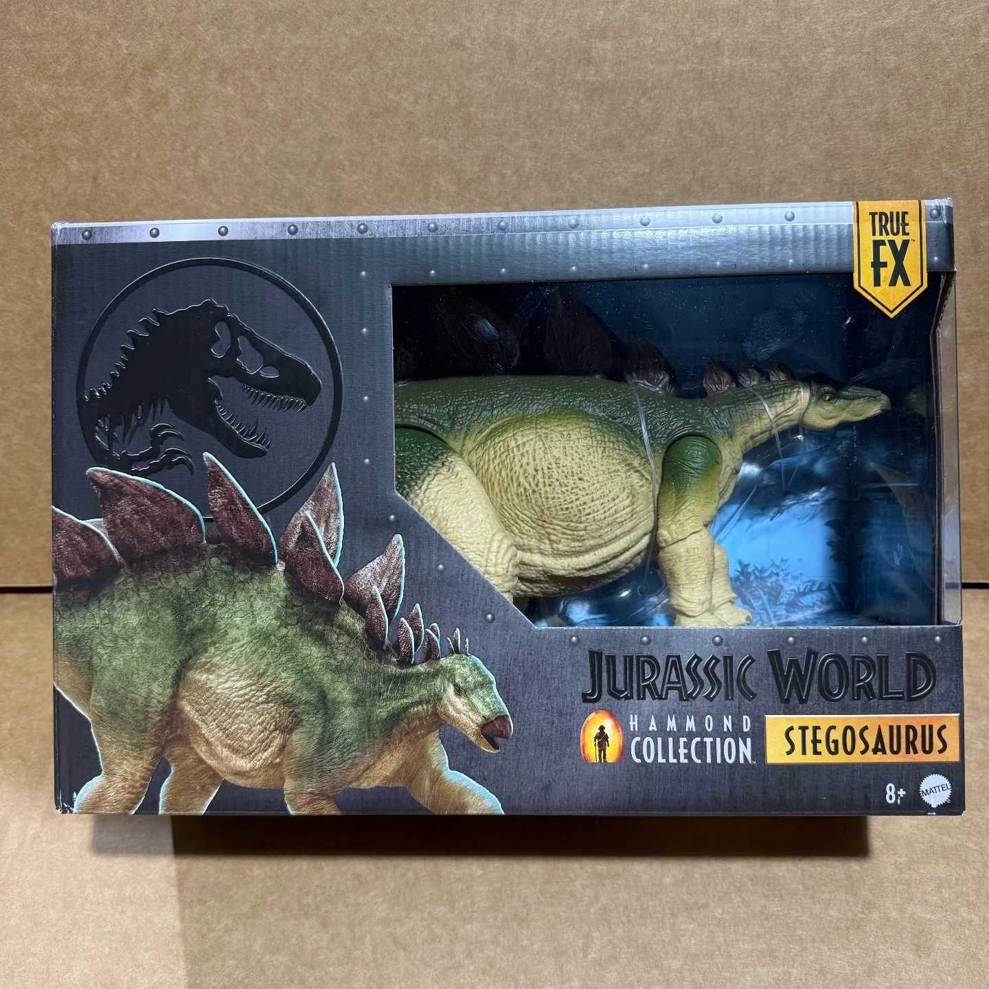 Jurassic World Stegosaurus Toy Model Hammond Collection Dinosaur Figure Children Movie Animal Collectible Kids Playset Gift