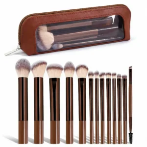 13pcs Makeup Brushes with Storage Bag Soft Fluffy Cosmetic Foundation Powder Eyeshadow Kabuki Blending Beauty Tool Makeup