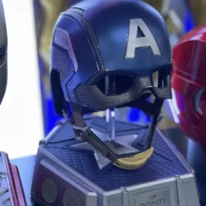 New Captain America Helmet Face Mask 1:1 Mask Cosplay Marvel Avengers Toy Magnetic Bluetooth Speaker Peripheral Decoration
