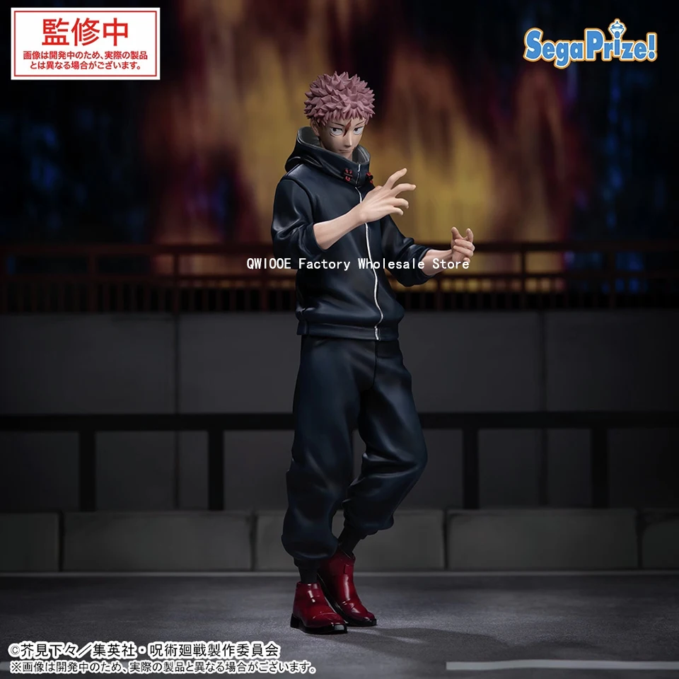 Original Genuine Jujutsu Kaisen 22cm Yuji Itadori Action Figure Collection Model Toys For Boy QWIOOE Wholesale Droppshiping