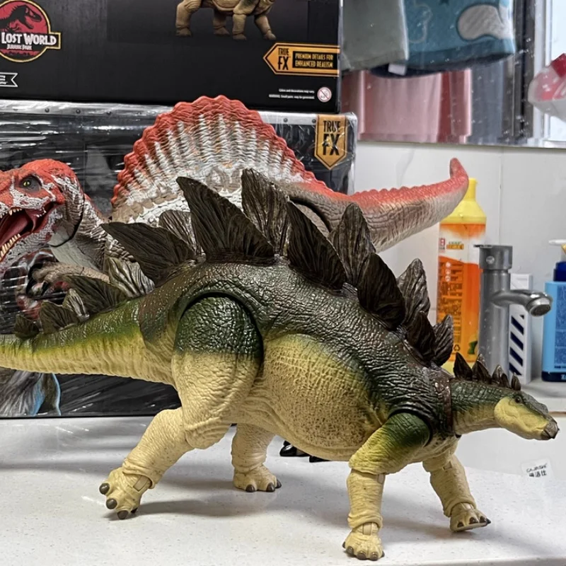 Jurassic World Stegosaurus Toy Model Hammond Collection Dinosaur Figure Children Movie Animal Collectible Kids Playset Gift