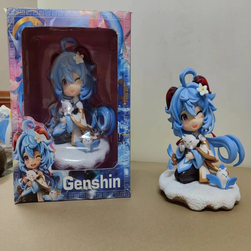New Hot Game Genshin Impact Anime Girl Figure 16cm Ganyu Keqing Yae Miko Figurine Collection PVC Model Doll Children Toys Gifts