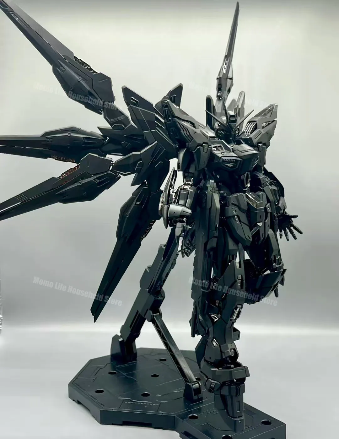 New Changlong 7701 Mgex 1/100 Zgmf-X20a Strike Freedom Black Assembly Model Kits Plastic Skeleton Kits Action Figure Gifts Toys - Image 4