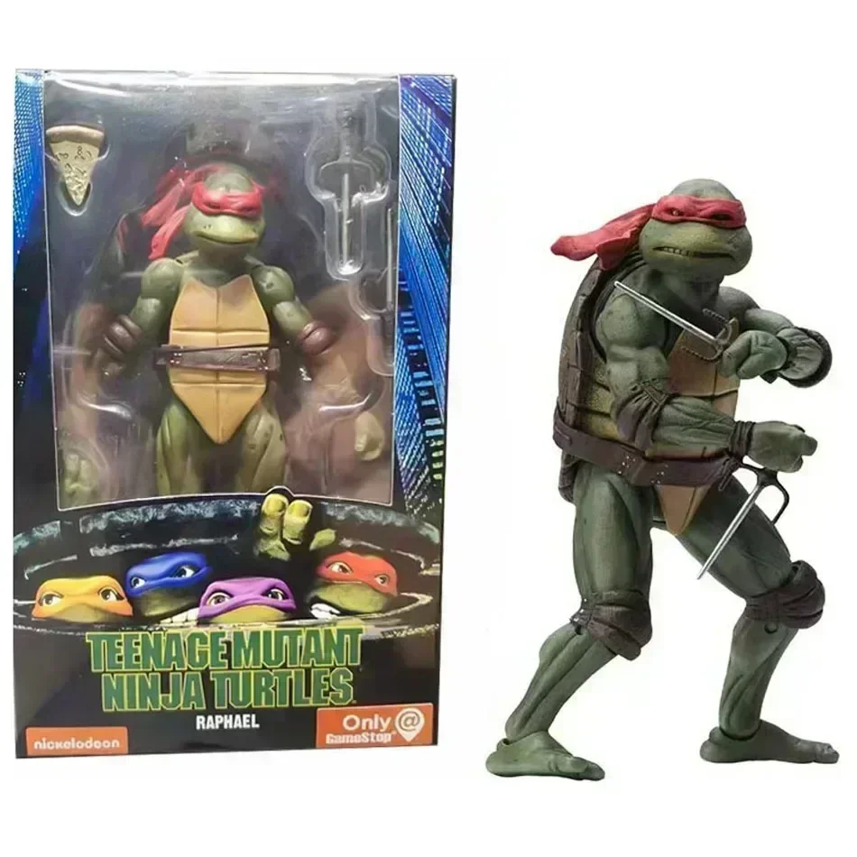 IN STOCK Teenage Mutant Ninja Turtles Action Figure Tmnt Edition Movable Movies Model Turtle Ninja Anime Collect Toy Doll Gifts