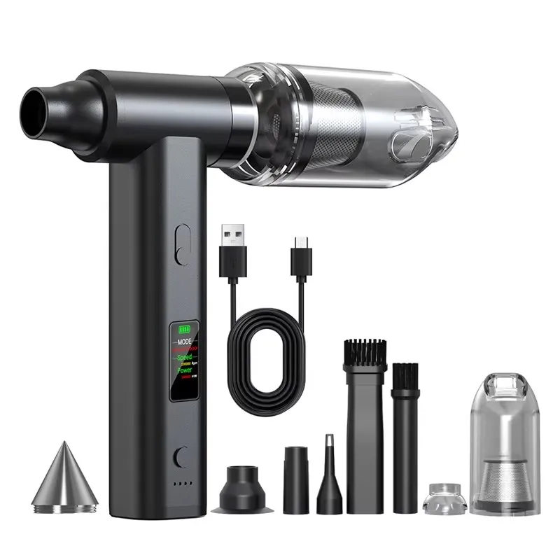 LED Display 120000RPM Brushless Jet Fan Electric Air Duster Mini Turbo Fan Dust Removal Jet Dry Blower Handheld Compressed - Image 7