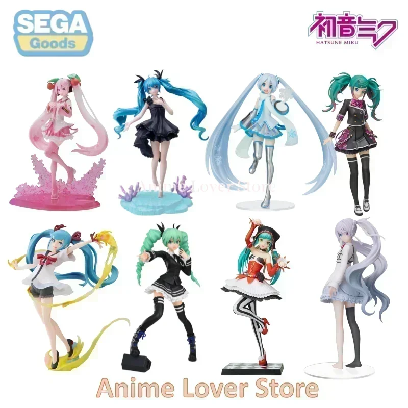 In Stock Original SEGA MIKU SPM Luminasta Vocaloid Hatsune Miku Anime Action Figure Toys for Kids Gifts Collectible Model