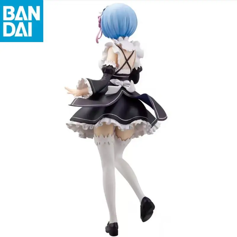 Original Bandai Namco Banpresto Re Zero-Starting Life In Another World Glitter Glamours Rem Maid Ver. PVC 24Cm Figures Model Toy - Image 5