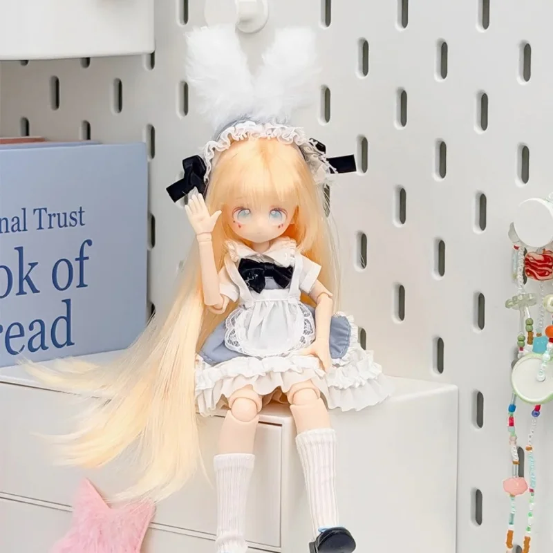 New Genuine Momotale Mjd Movable Doll Girl Body Series 8-Point Bjd Trendy Anime Action Figurines Ornament Collectable Girl Gift