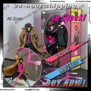 In Stock Ct Toys Gambit Mafex 131 X-Men Action Figure Wolverine SHF Anime Figure Figurine Statue Model Customized Gifts Toys