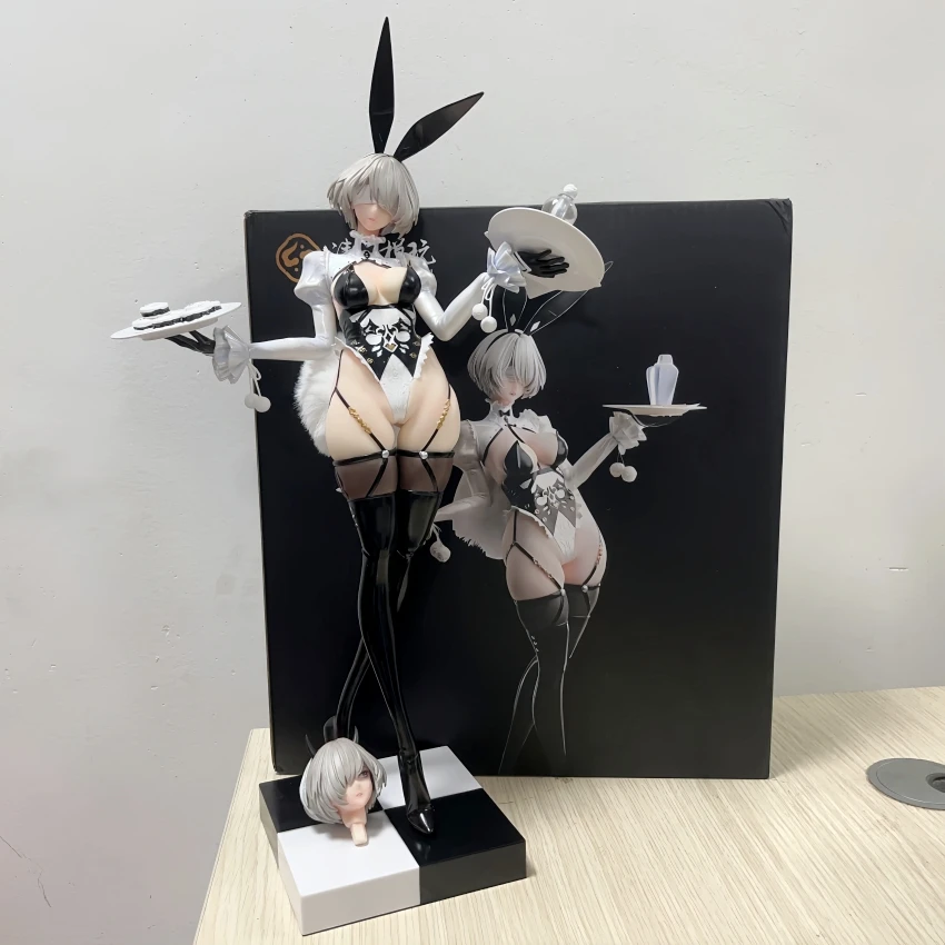 50cm NieR: Automata Yorha Type B 2B YoRHa Type A No.2 A2 Anime Girl PVC Action Figure Toy Statue Collection Model Doll Gift