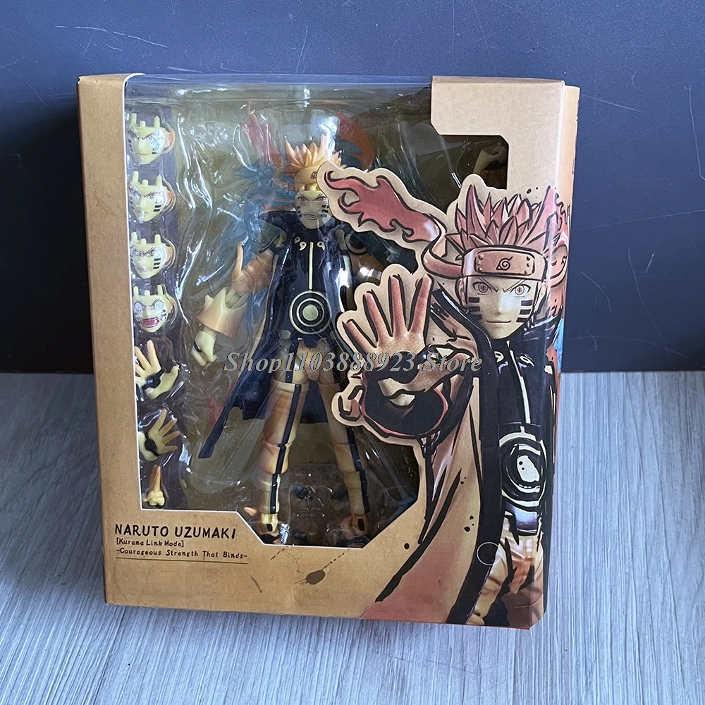 Anime SHF NARUTO UZUMAKI Figure Kurama Link Mode SHFiguarts Action Figure Model Toy Birthday Gifts - Image 4