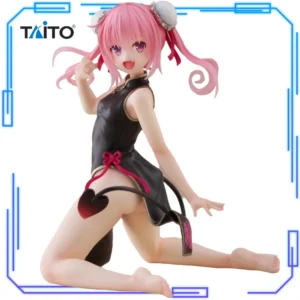 In Stock Taito Original Genuine To Love-Ru Darkness Desktop Cute Figure Nana Astar Deviluke Chinese Dress 13cm Model Toy Figures