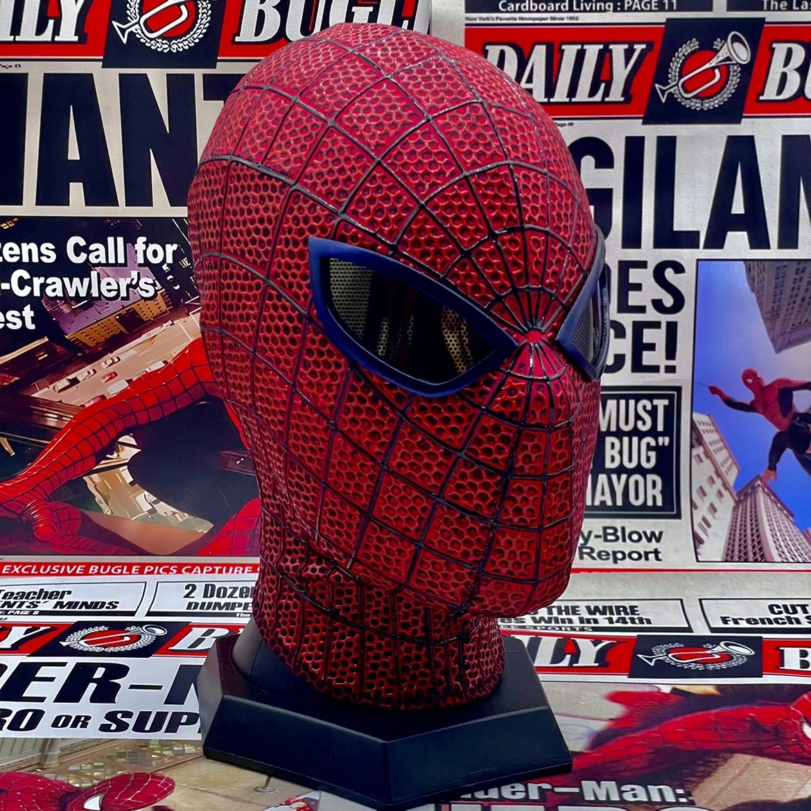 The Amazing Spider Man 1 Mask Andrew Garfield Edition Handmade Mask Restoration Maxrich Studio 2099spider Man Mask Boy’S Gift