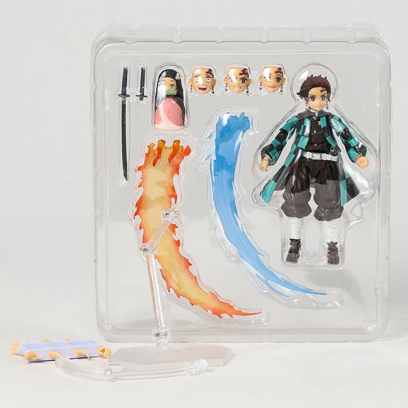 Pop Anime Demon Slayer Kamado Nezuko Figma Tanjiro Zenitsu 14CM PVC Action Figure Movable Model Toy Collectible Toy Decoration - Image 11