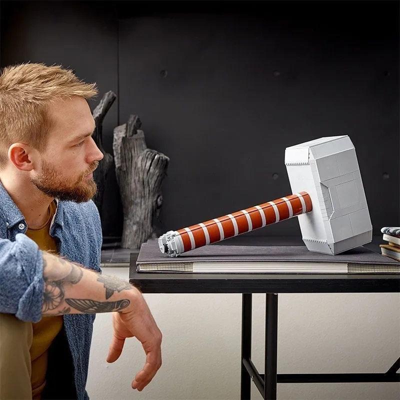 863+Pcs Marvel Assembly Nano Gauntlet Thanos Infinity Gauntlet Iron Man Diy Model Puzzle Cool Toys Gifts Hot