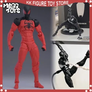 In Stock Mess Toys Spider Man Symbiote Kaine Parker Black Neighbor Symbiote Spider-Man Black Scarlet Spider Man Venom model toys