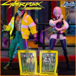 2026 New In Stock Original Jada Toys Cyberpunk: Edgerunners 2077 David Action Figure Lucy Movable Doll Children Toys Gift