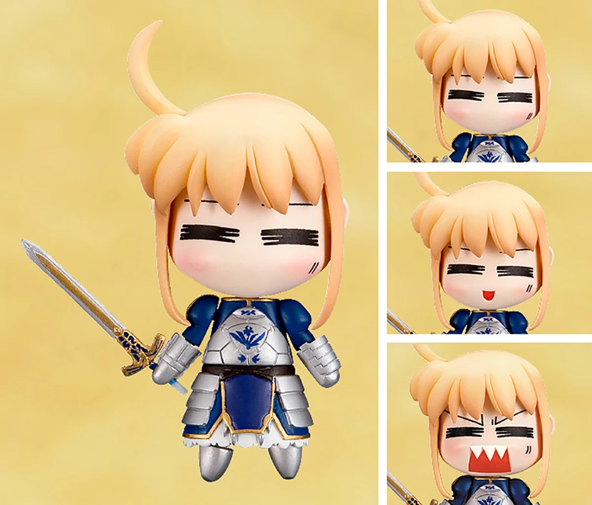 Original Genuine Good Smile Company Action/Dolls Nendoroid (#002) Fate/Stay Night Altria Pendragon Hetare Saber Limited Ver. WF