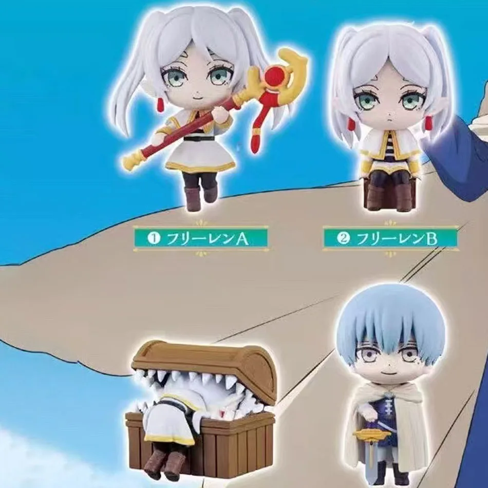 4pcs Frieren: Beyond Journey's End Anime Figure Sitting Fern Action Figures Frieren Noodle Stopper Figure Collection Model Toys - Image 6