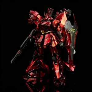In-Stock RG 1/144 Sazabi Clear Color Mechanical Core Plating Assembly Model Kit Action Figure Desktop Decoration Trendy Toy Gift