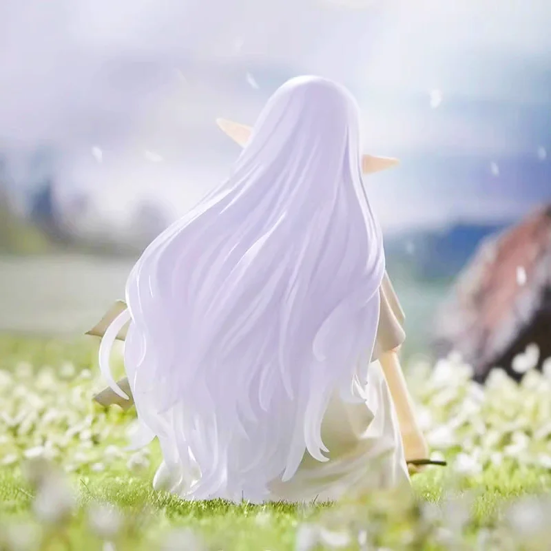 10cm Frieren: Beyond Journey'S End Frieren Squat Posture Anime Figure PVC Model Statue Collection Desktop Decoration Ornament - Image 3