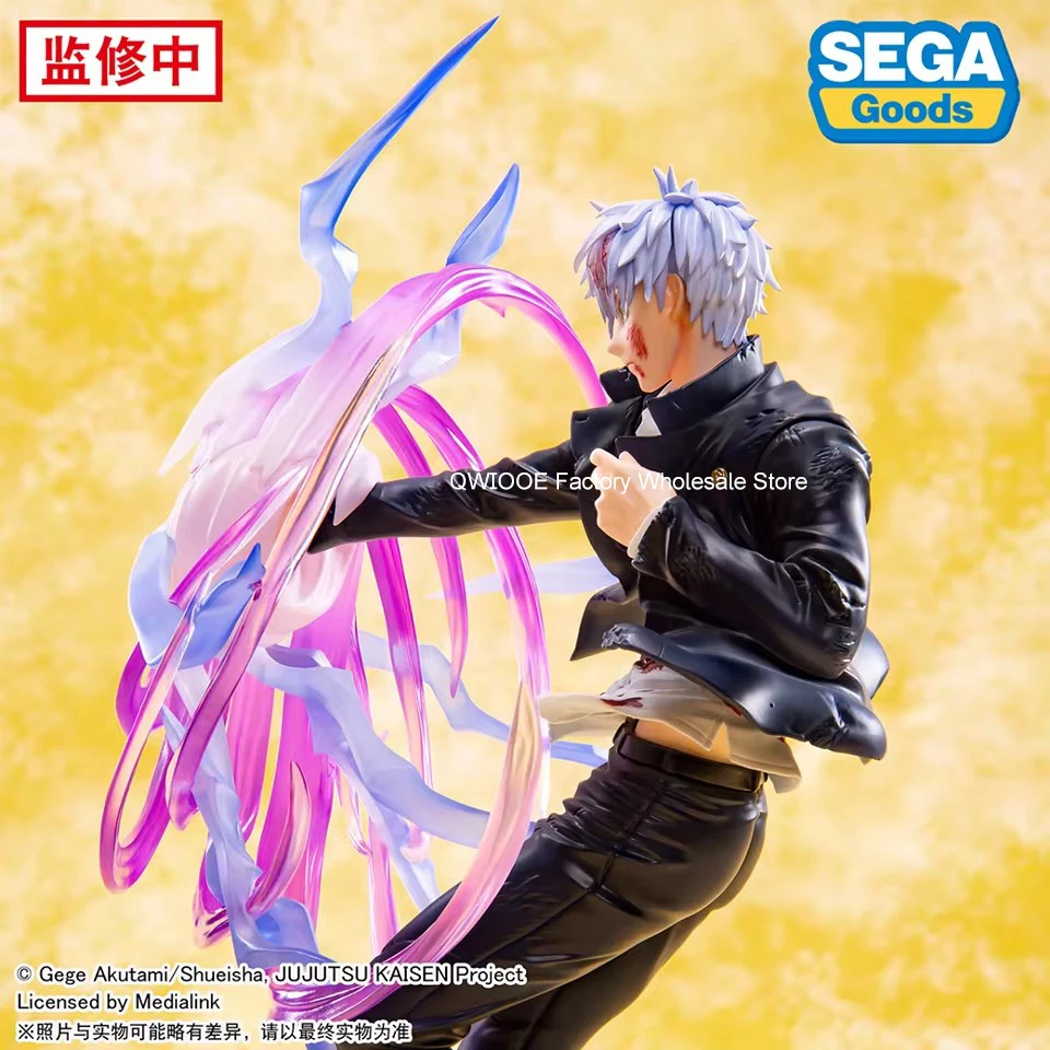 Original Genuine SEGA Luminasta Jujutsu Kaisen 20cm Gojo Satoru PVC Action Figure  Collectible Toy For Boy Wholesale Qwiooe