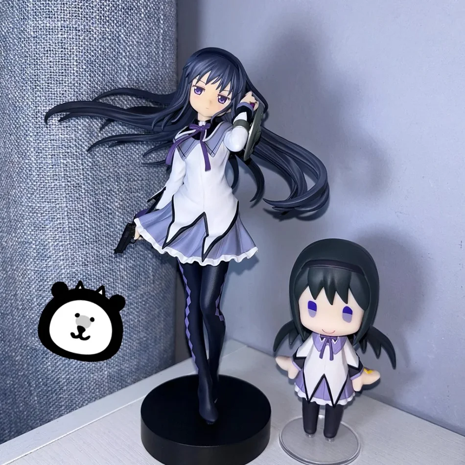 18CM Puella Magi Madoka Magica Aniem Figure Akemi Homura Magic Girl PVC Anime Action Figures Model Anime Cartoon Model Doll Gift