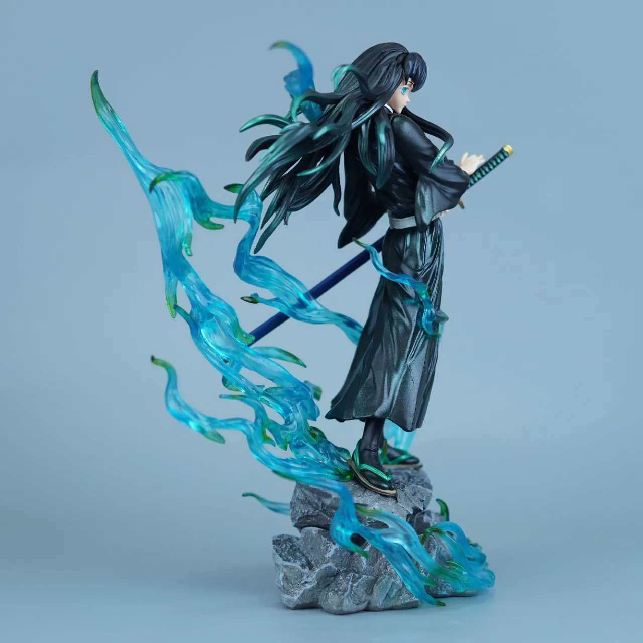 Demon Slayer Tengen Uzui Tokitou Muichirou GK Statue Anime Figure Desktop Decoration Collectible Model Large Size - Image 5