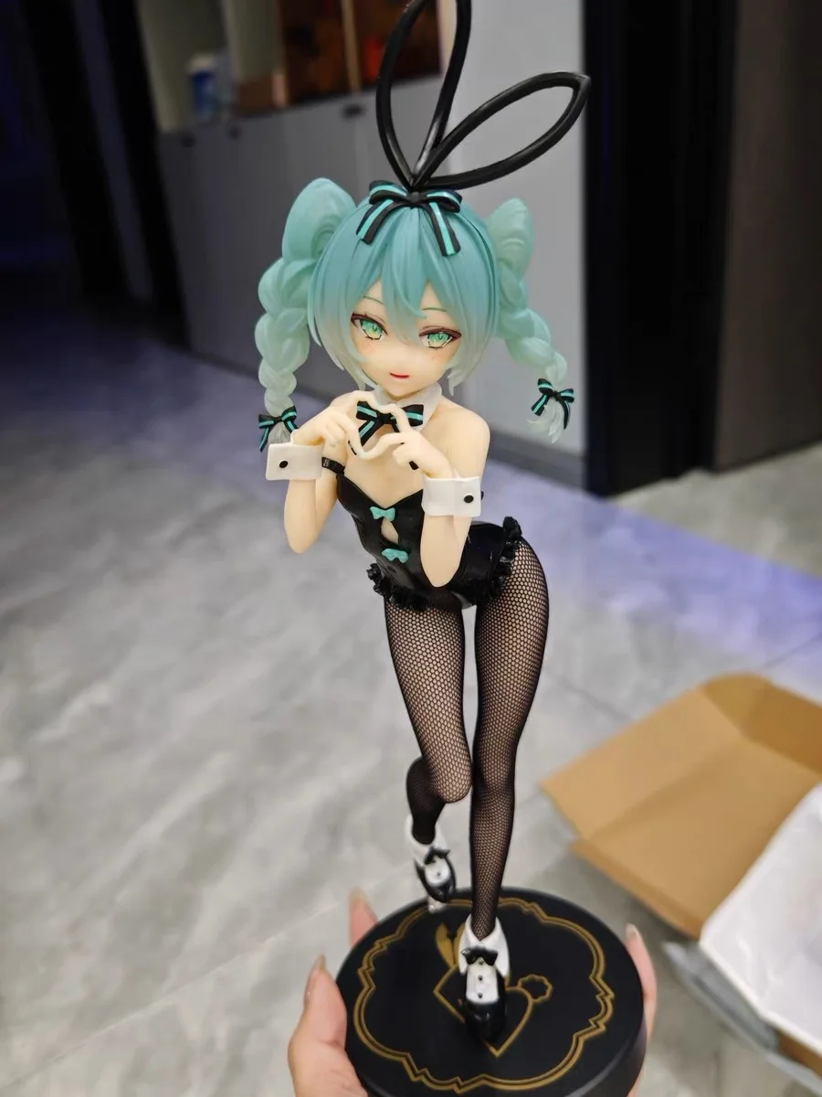 Genuine Anime Figure Hatsune Miku Rabbit Girl Kawaii Model Doll Genuine Action Anime Miku Figure Model Collectible Pendant Toys - Image 4