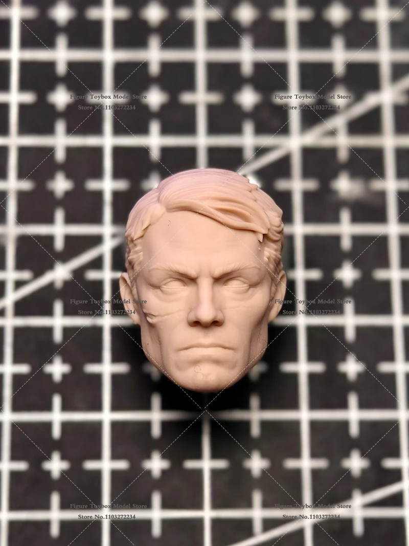 1/12 Bullseye Man Figure Comic Villain Unpainted Head Sculpt Model Toys Accessory For 6" Ml Shf Mezco Figure Body Customization - Image 10