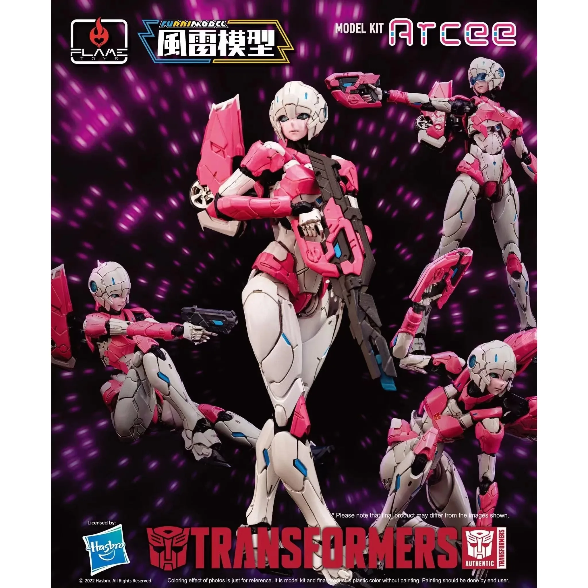 In stock Transformers Arcee Sentinel Original Flame Toys Furai Model Assembly Model Kit Action Figures Collection