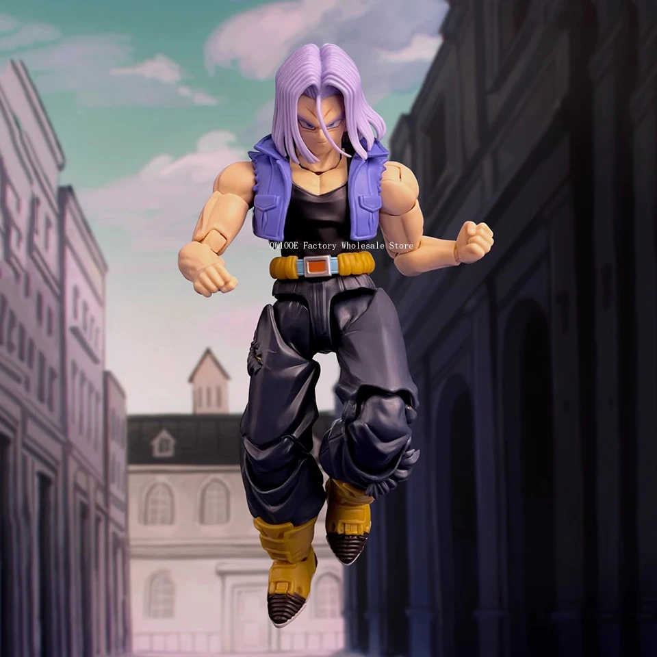 Original Genuine Demoniacal Fit Dragon Ball Z Shf Super Saiyan Action Figure Trunks Figures Toys Gifts For Boy Wholesale QWIOOE - Image 4