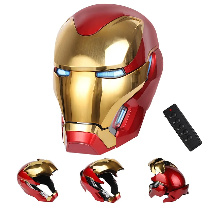 Spot Iron Man Mk5/Mk50 Cosplay Helmet 1:1 Scale Electric Open/Close Feature English Voice Control Collectible Toy For Adults - Image 6