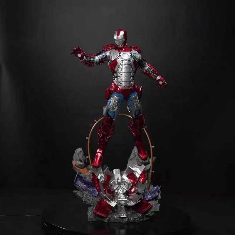 New Product In Stock Marvel Series 66cm 1/4 Iron Man Mk5 Avengers High-End Gk Statue Figurine Model Surprise Gift For Fans