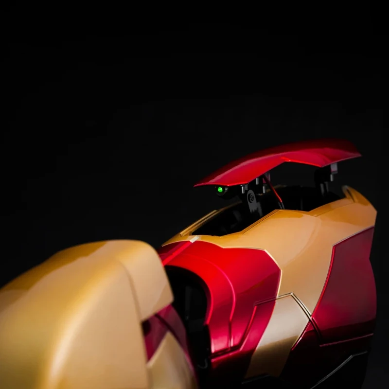 New Marvel Movie Voice Controlled Shapeshifting Armor Iron Man Jarvis Mk42 Arm Wearable Toy Model Figurine Surprise Gift