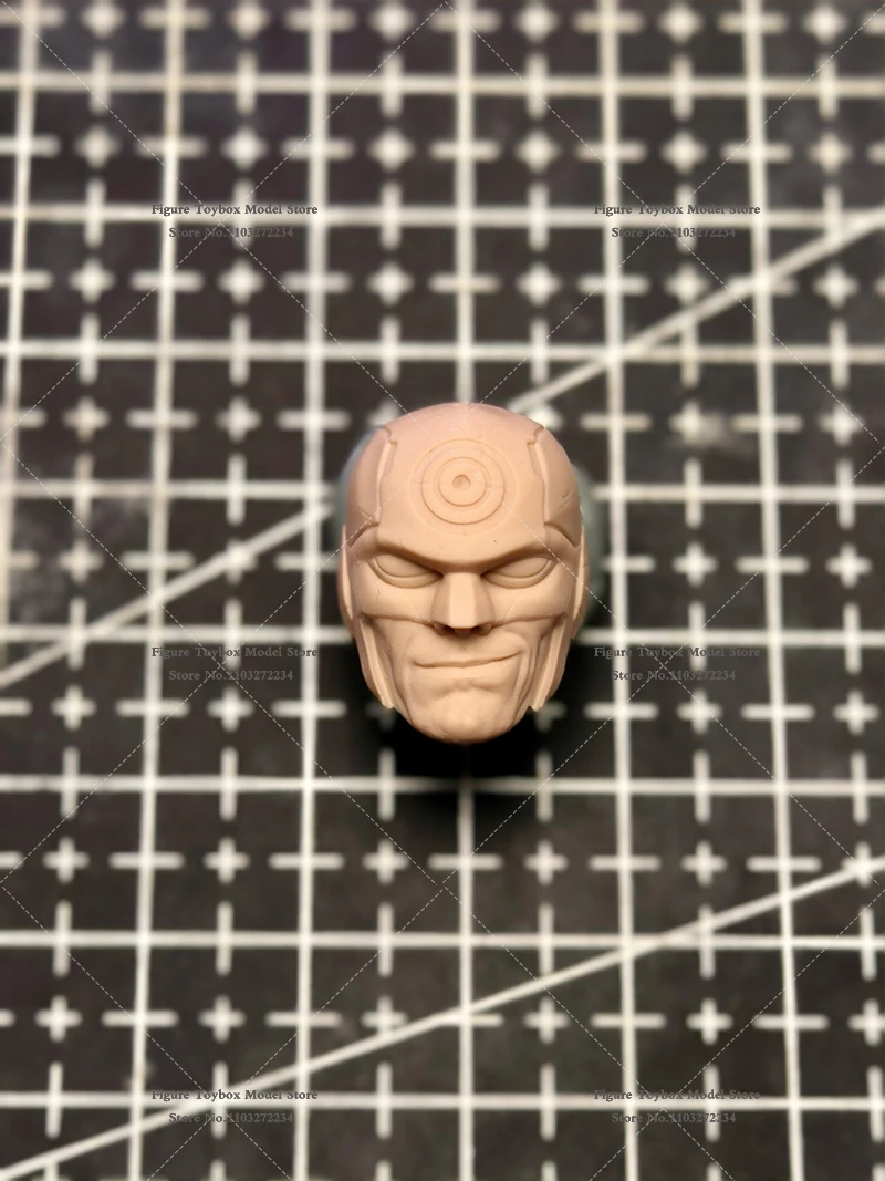 1/12 Bullseye Man Figure Comic Villain Unpainted Head Sculpt Model Toys Accessory For 6" Ml Shf Mezco Figure Body Customization - Image 7