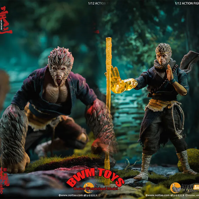 In Stock Nota 1/12 Scale Male Soldier Black Myth Wukong Anime Hou San Deluxe Edition 6Inch Action Figure Doll Collection - Image 6