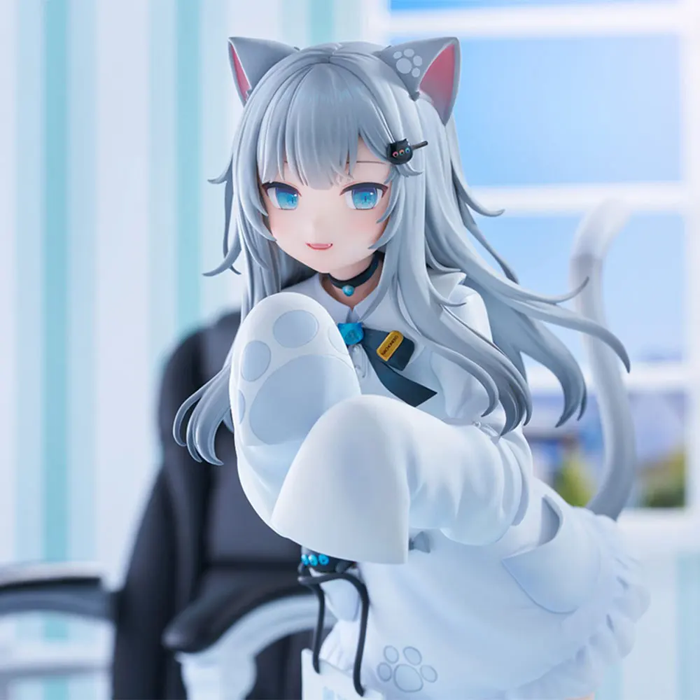 22CM Anime Nachoneko Figure Stand Animation Model Toys Gifts Collection Decoration Ornaments PVC