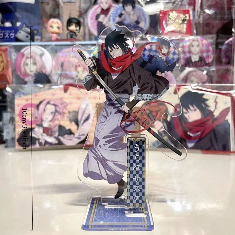 Naruto Acrylic Ornament Haruno Sakura Sasuke Anime Action Figure Car Desktop Decoration Model Toy Birthday Gifts for Naruto Fans